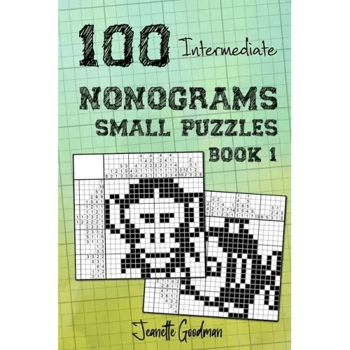 100 Intermediate Nonograms - Small Puzzles - Book 1 - Paperback - iShook Books