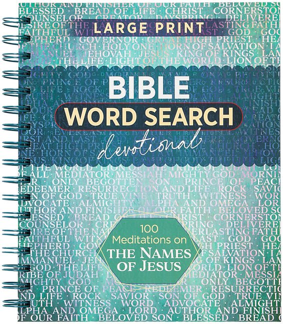 100 Meditations on the Names of Jesus: Word Search Devotional - iShook Books