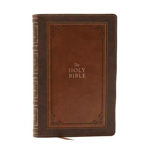 1611 KJV with Apocrypha, Brown Leathersoft: Holy Bible - Imitation Leather - iShook Books