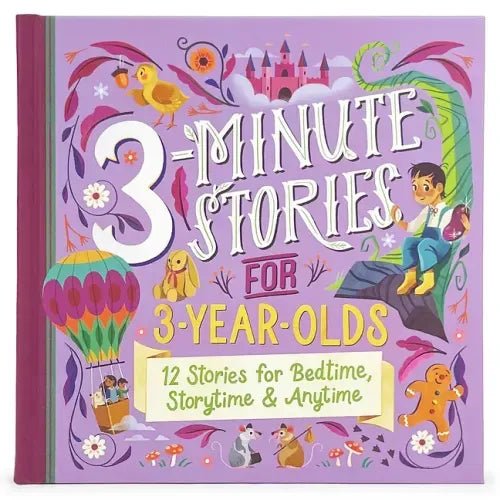 3-Minute Stories for 3-Year-Olds - Hardcover - iShook Books