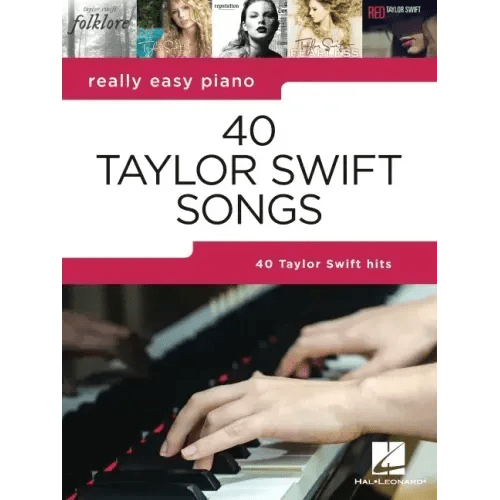 40 Taylor Swift Songs: Really Easy Piano Series with Lyrics & Performance Tips - Paperback - iShook Books