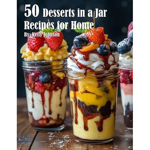 50 Desserts in a Jar Recipes for Home - Paperback - iShook Books
