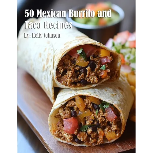 50 Mexican Burrito and Taco Recipes - Paperback - iShook Books
