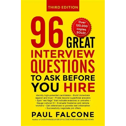 96 Great Interview Questions to Ask Before You Hire - Paperback - iShook Books