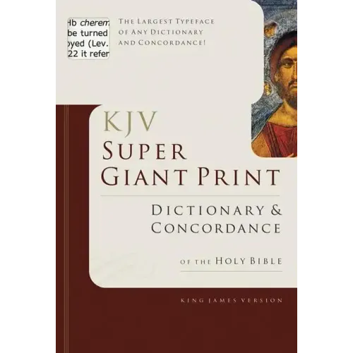 Super Giant Print Bible Dictionary and Concordance