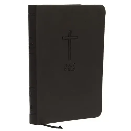 Kjv, Value Thinline Bible, Large Print, Leathersoft, Black, Red Letter Edition, Comfort Print