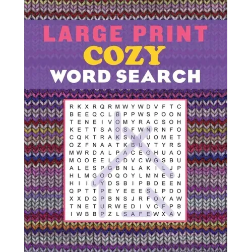 Large Print Cozy Word Search
