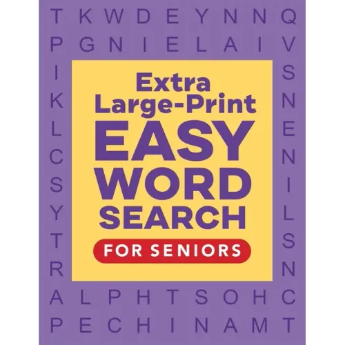 Extra Large-Print Easy Word Search for Seniors