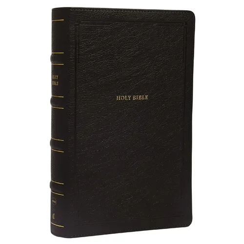 Nkjv, Reference Bible, Personal Size Large Print, Leathersoft, Black, Red Letter Edition, Comfort Print: Holy Bible, New King James Version
