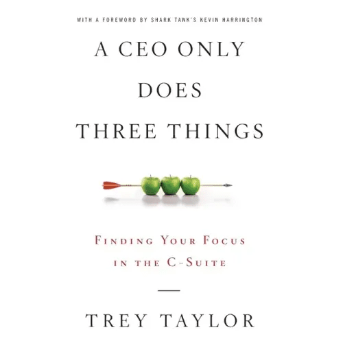 A CEO Only Does Three Things: Finding Your Focus in the C - Suite - Hardcover - iShook Books