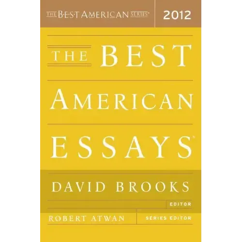 The Best American Essays 2012