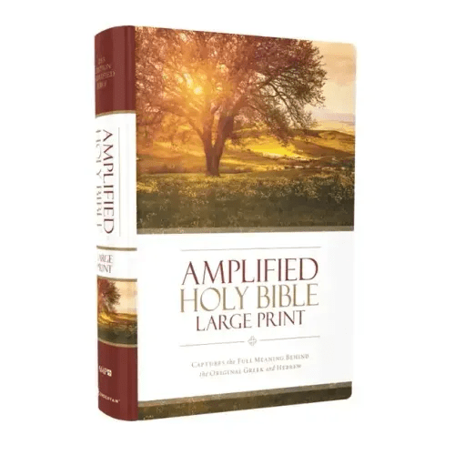 Amplified Bible - Am - Large Print: Captures the Full Meaning Behind the Original Greek and Hebrew - Hardcover - iShook Books