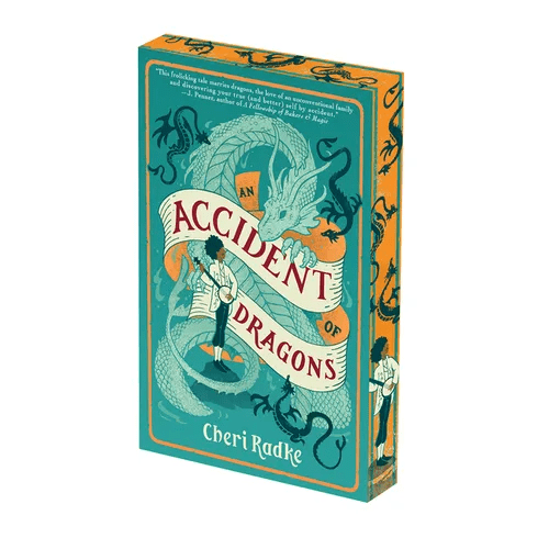An Accident of Dragons: Deluxe Stenciled Edges - Paperback - iShook Books