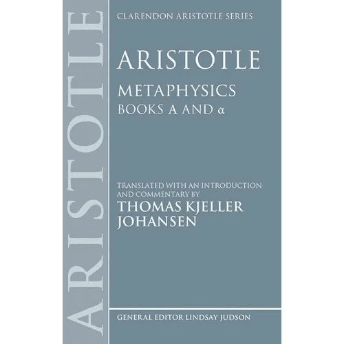 Aristotle: Metaphysics Alpha and Alpha - Paperback - iShook Books