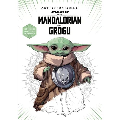 Art of Coloring: Star Wars: The Mandalorian and Grogu: 100 Images to Inspire Creativity - Paperback - iShook Books