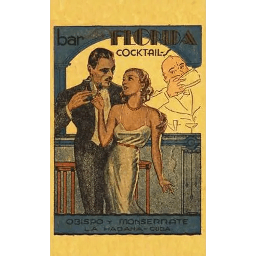 Bar La Florida Cocktails 1935 Reprint - Hardcover - iShook Books
