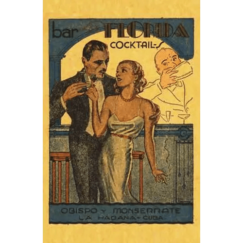 Bar La Florida Cocktails 1935 Reprint - Paperback - iShook Books