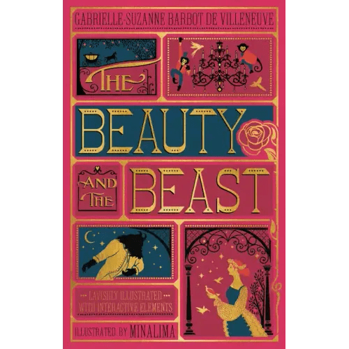 Beauty and the Beast, the (Minalima Edition): (Illustrated with Interactive Elements) - Hardcover - iShook Books