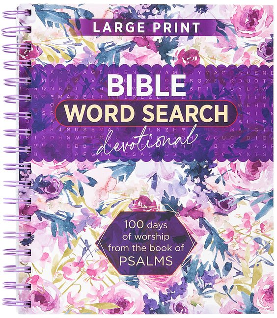 Bible Word Search Devotional: 100 Days of Worship from the Book of Psalms - iShook Books