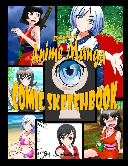 Blank Anime Manga Comic Sketchbook - iShook Books