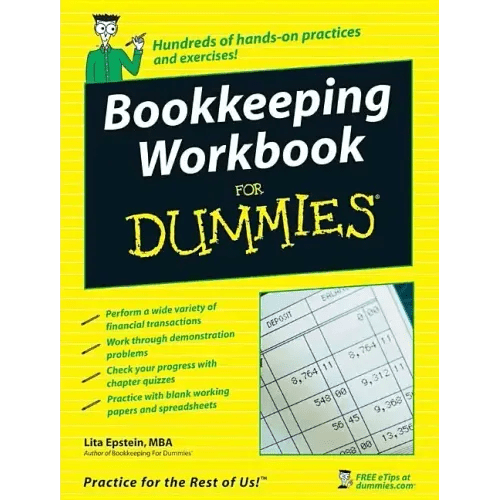 Bookkeeping Workbook for Dummies - Paperback - iShook Books