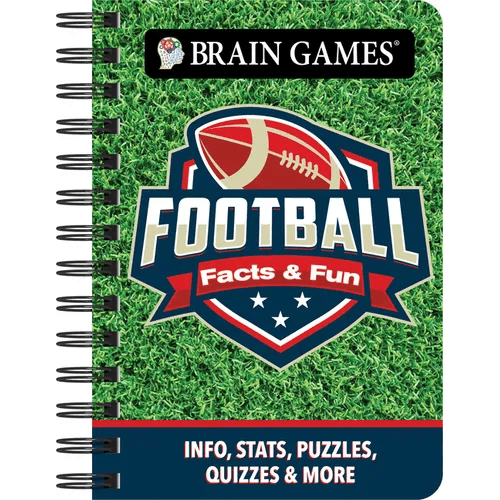 Brain Games - To Go - Facts & Fun: Football: Info, Stats, Puzzles, Quizzes & More - Spiral - iShook Books