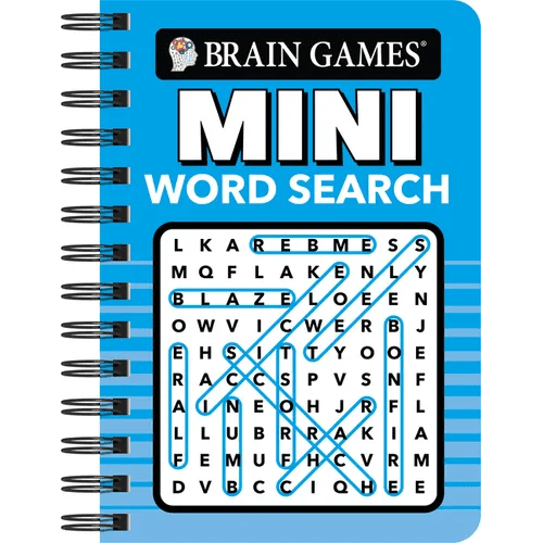 Brain Games - To Go - Mini Word Search - Spiral - iShook Books