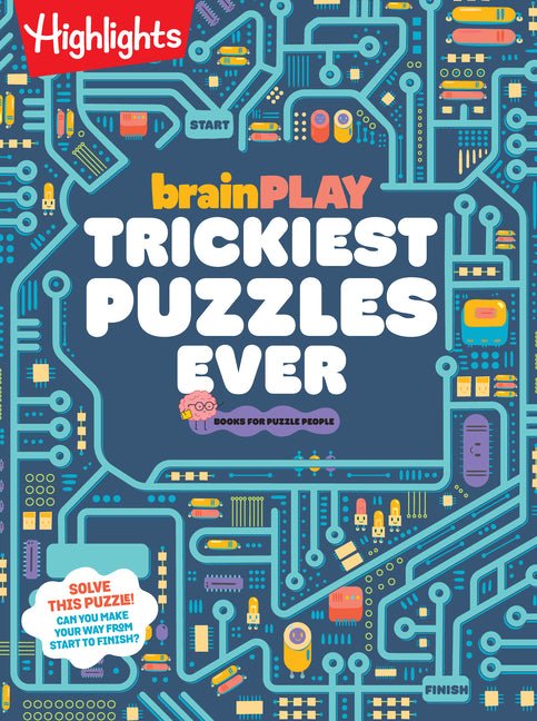 Brainplay Trickiest Puzzles Ever: Extra Tricky Brain Teasers, Logic Puzzles and Games for Kids 7 and Up, Over 200 Brain Games for Kids - iShook Books