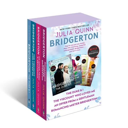 Bridgerton Boxed Set 1 - 4: The Duke and I/The Viscount Who Loved Me/An Offer from a Gentleman/Romancing Mister Bridgerton - Paperback - iShook Books