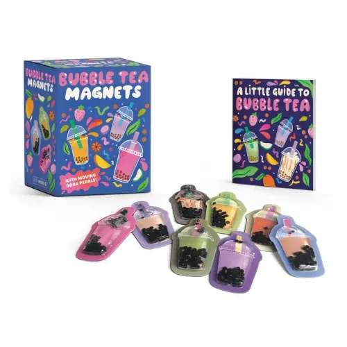 Bubble Tea Magnets: With Moving Boba Pearls! - Paperback - iShook Books