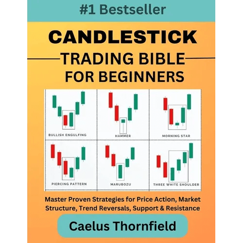 Candlestick Trading Bible for Beginners: Master Proven Strategies for Price Action, Market Structure, Trend Reversals, Support & Resistance, with Char - Paperback - iShook Books