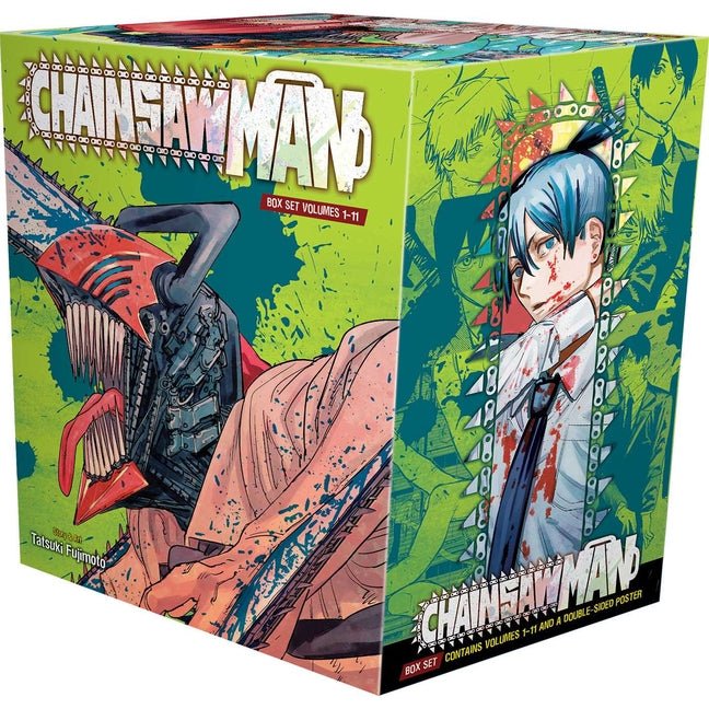 Chainsaw Man Box Set: Includes Volumes 1-11 - iShook Books