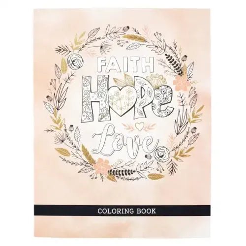 Color Bk Faith Hope Love - Hardcover - iShook Books