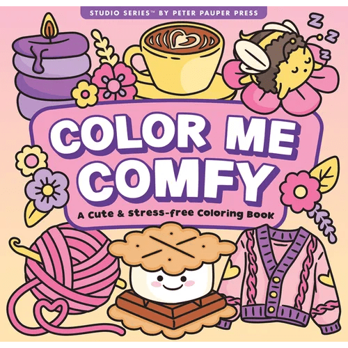 Color Me Comfy Adult Coloring Book (31 One-Sided Designs on Thick Paper) - Paperback - iShook Books