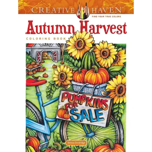 Creative Haven Autumn Harvest Coloring Book - Paperback - iShook Books