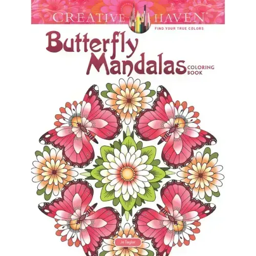 Creative Haven Butterfly Mandalas Coloring Book - Paperback - iShook Books