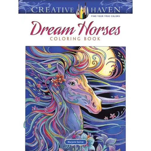 Creative Haven Dream Horses Coloring Book - Paperback - iShook Books