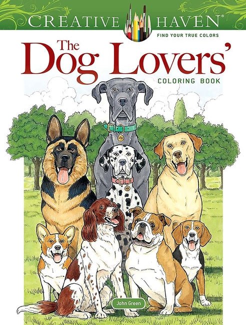 Creative Haven the Dog Lovers' Coloring Book - iShook Books