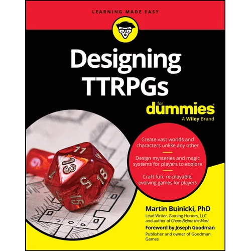 Designing Ttrpgs for Dummies - Paperback - iShook Books