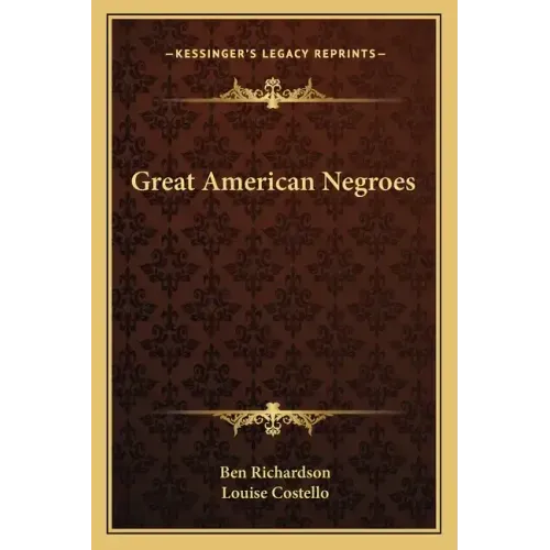 Great American Negroes