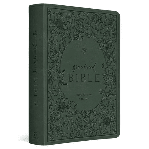 ESV Gracelaced Bible, Journaling Edition (Artwork by Ruth Chou Simons) (Trutone, Quiet Forest) - Imitation Leather - iShook Books
