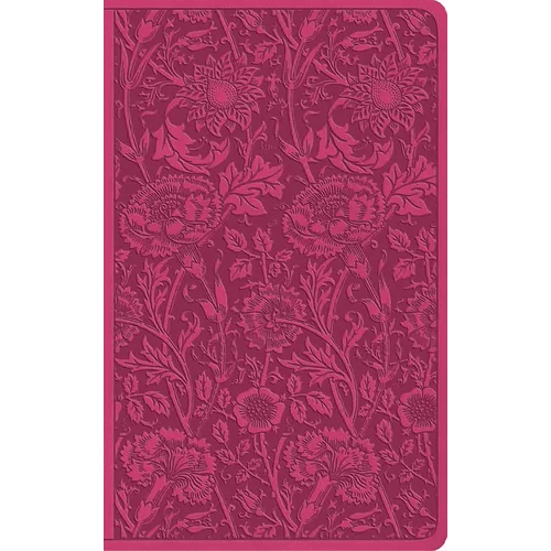 ESV Vest Pocket New Testament with Psalms and Proverbs, Red Letter (Trutone, Berry, Floral Design) - Imitation Leather - iShook Books