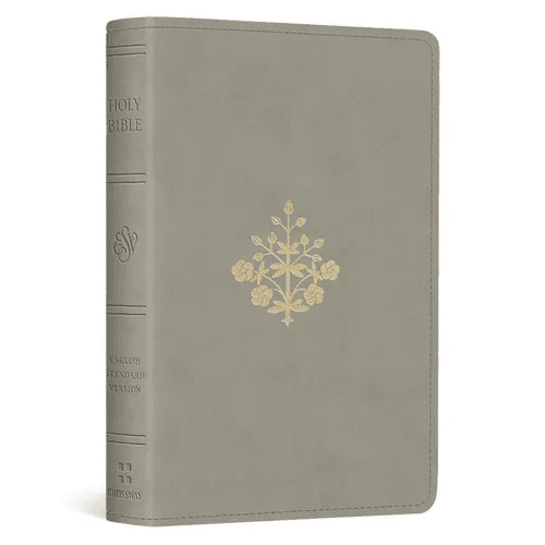 ESV Vest Pocket New Testament with Psalms and Proverbs, Red Letter (Trutone, Stone, Branch Design) - Imitation Leather - iShook Books