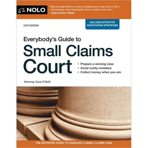 Everybody's Guide to Small Claims Court - Paperback - iShook Books