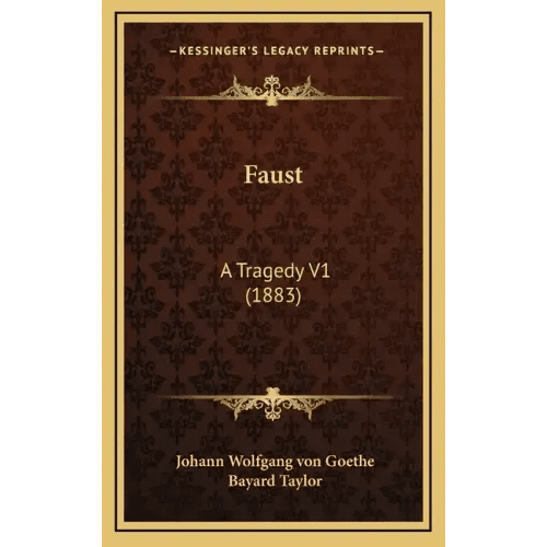 Faust: A Tragedy V1 (1883) - Hardcover - iShook Books