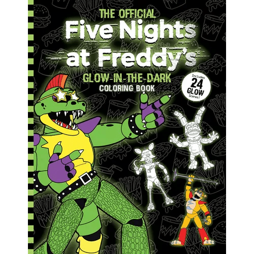 Five Nights at Freddy's Glow in the Dark Coloring Book - Paperback - iShook Books