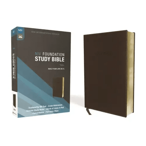 Foundation Study Bible - NIV - Imitation Leather - iShook Books