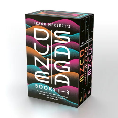 Frank Herbert's Dune Saga 3 - Book Boxed Set: Dune, Dune Messiah, and Children of Dune - Paperback - iShook Books