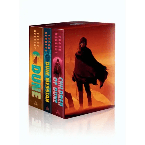 Frank Herbert's Dune Saga 3 - Book Deluxe Hardcover Boxed Set: Dune, Dune Messiah, and Children of Dune - Hardcover - iShook Books