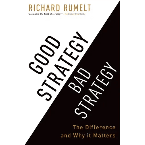 Good Strategy Bad Strategy: The Difference and Why It Matters - Hardcover - iShook Books